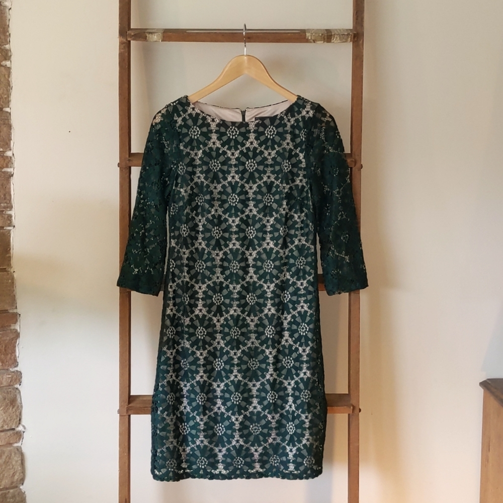 Lacey Green Dress